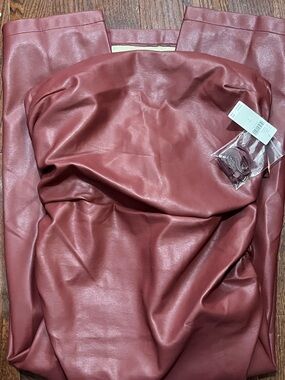 BNWT The Soleil Faux Leather Strapless Midi Dress ANTHROPOLOGIE SIZES lg & sm